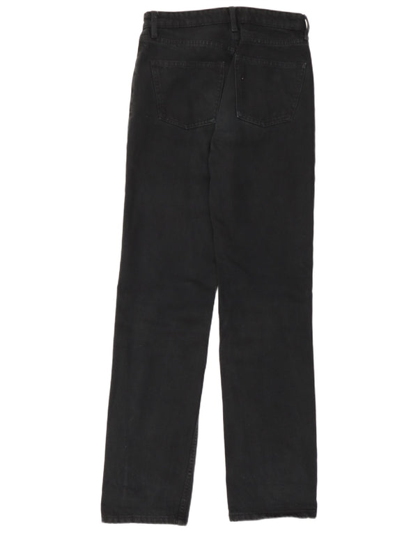 Женские прямые джинсы Zara EU 36 XS W26 L31, черный хлопок