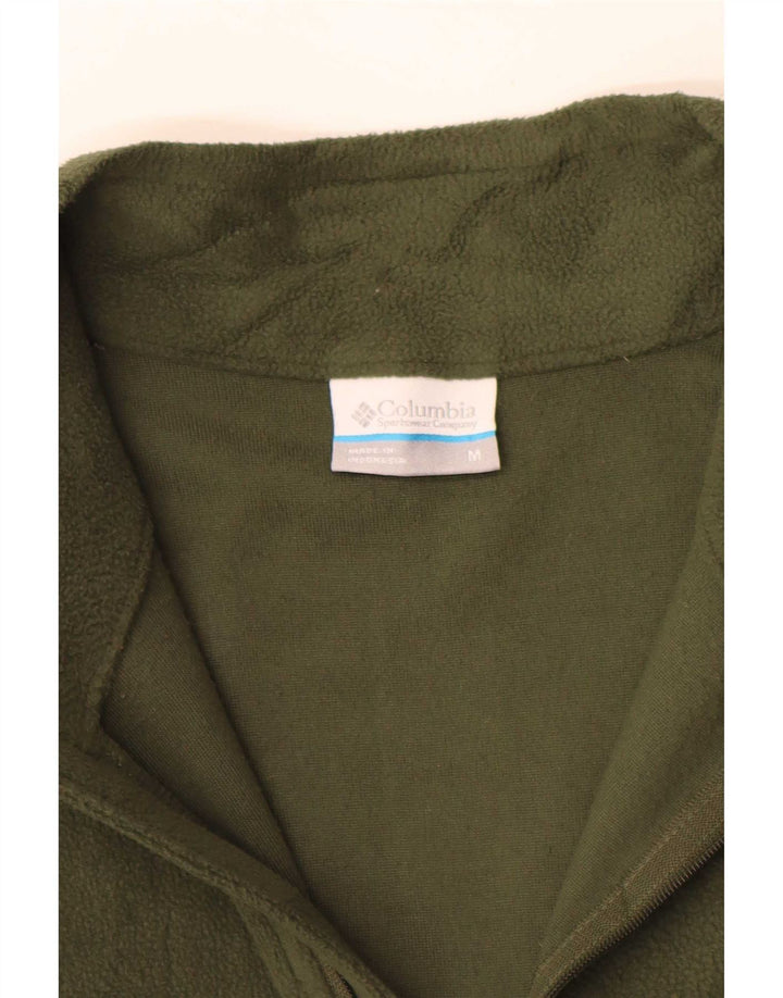 Columbia Herren Fleecepullover mit Reißverschluss, mittelgrün, Polyester
