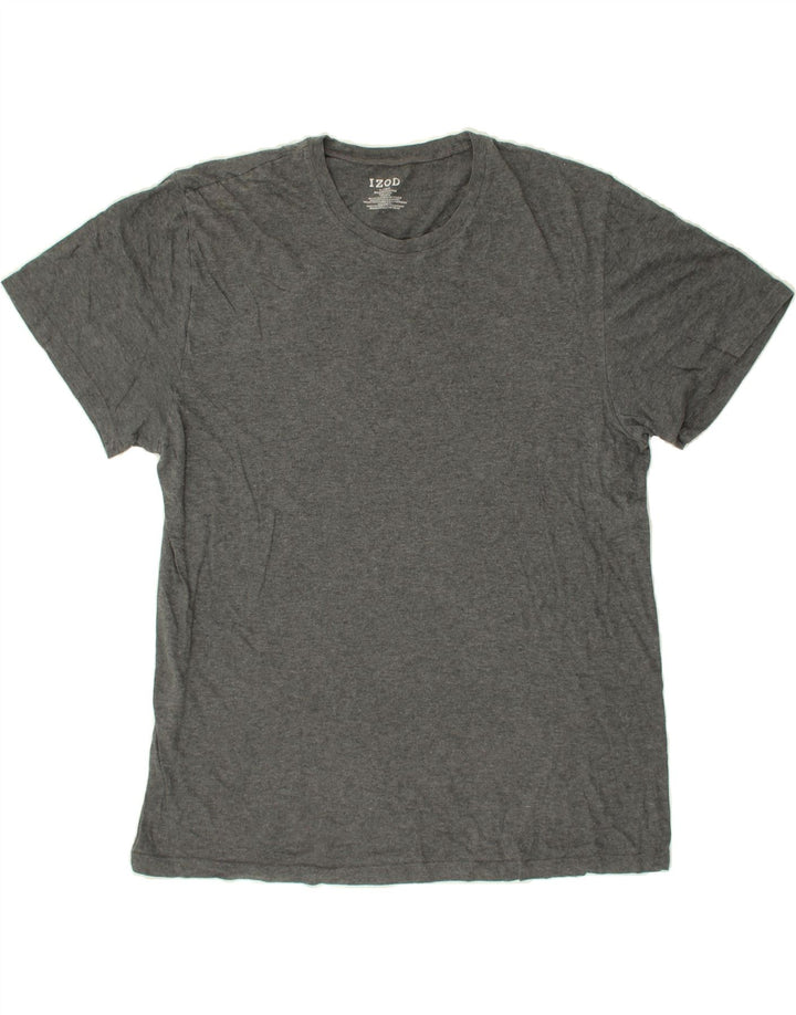 IZOD Mens T-Shirt Top XL Grey Cotton Vintage Izod and Second-Hand Izod from Messina Hembry 