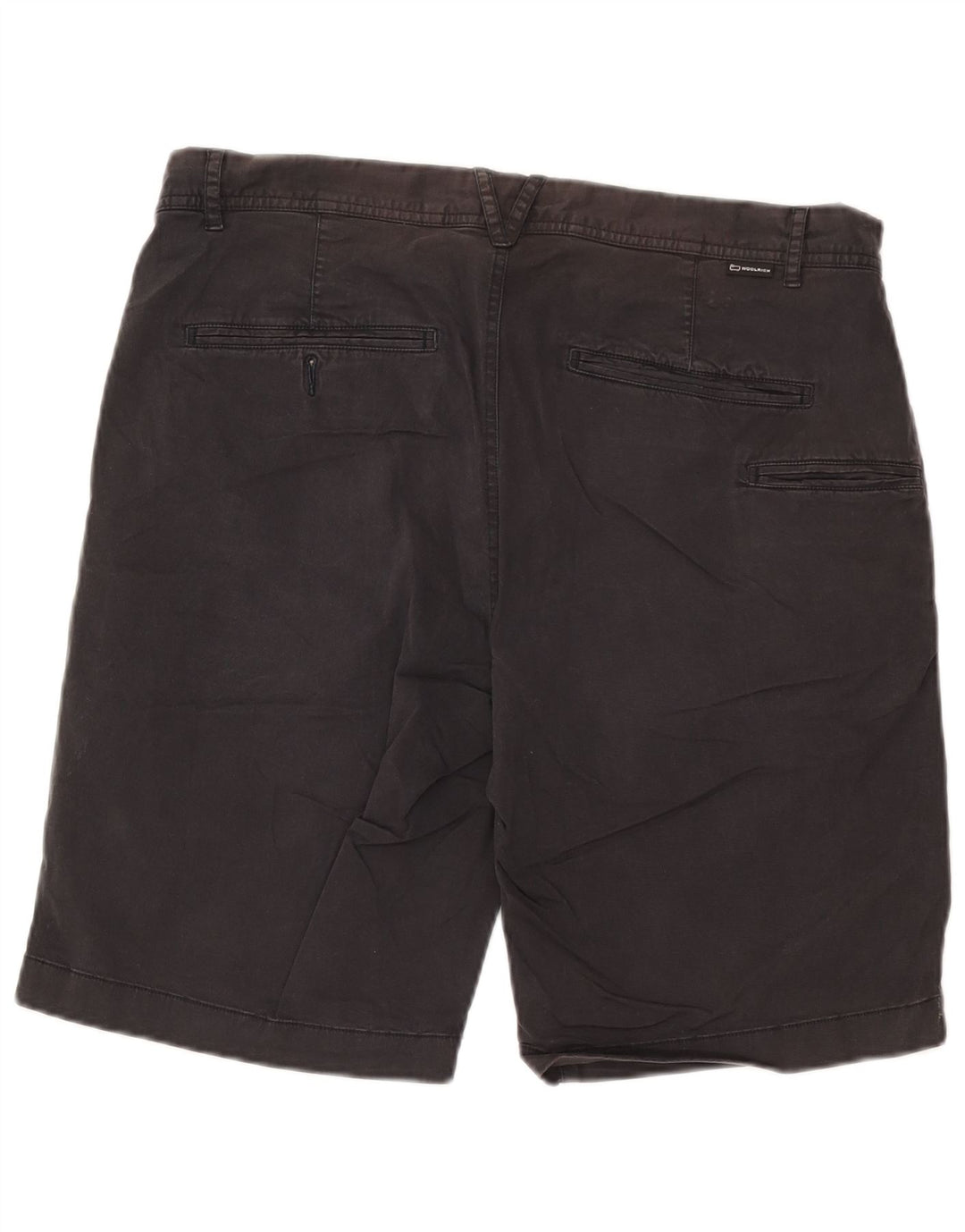 Woolrich Mens Chino Shorts W36 Large Black Cotton