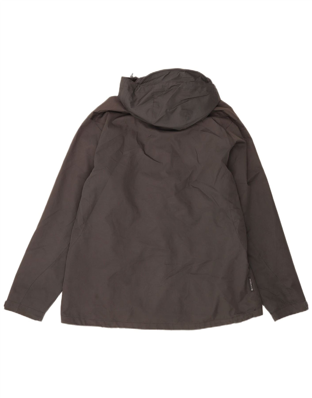 Mountain Warehouse Womens Hooded Rain Jacket UK 18 XL Grey Polyester