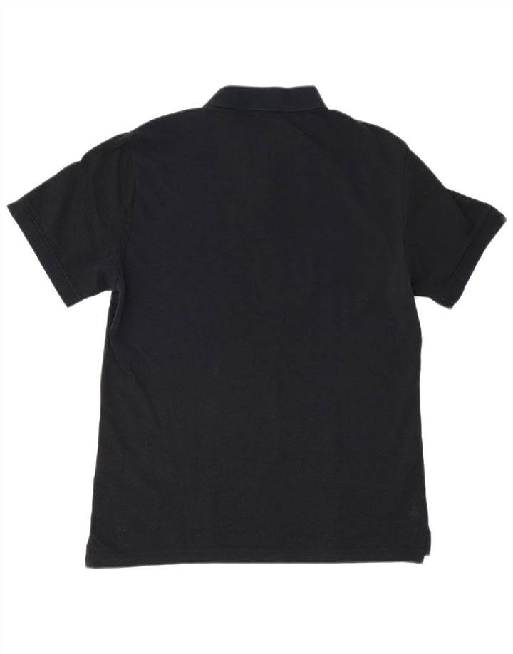 Nike Mens Polo Shirt Medium Black Cotton
