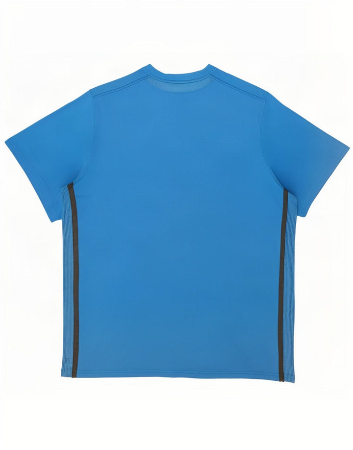 T-shirt da uomo Nike Dri Fit Top 2XL poliestere geometrico blu