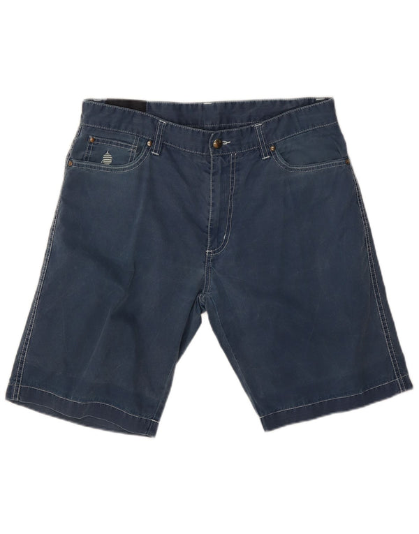 Marina Yachting Mens Denim Shorts W34 Large Blue Cotton