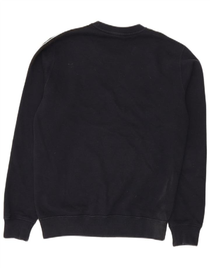 Champion Mens Graphic Sweatshirt Jumper Small Navy Blue