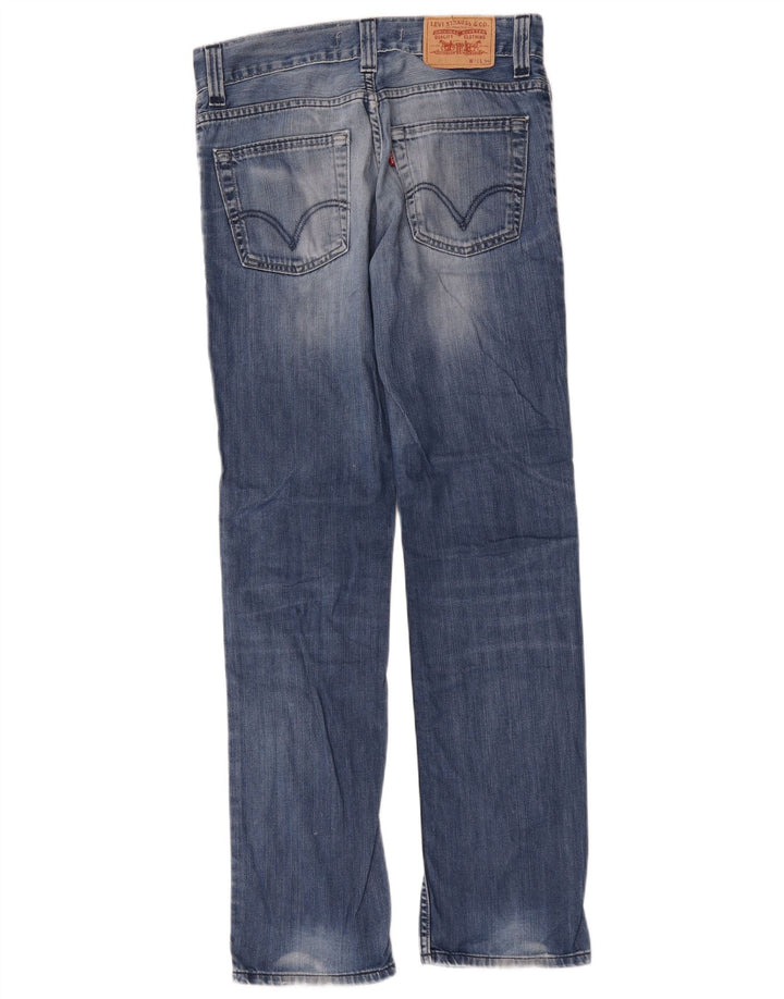 Levi's Mens 511 Slim Jeans W32 L34 Blue Cotton