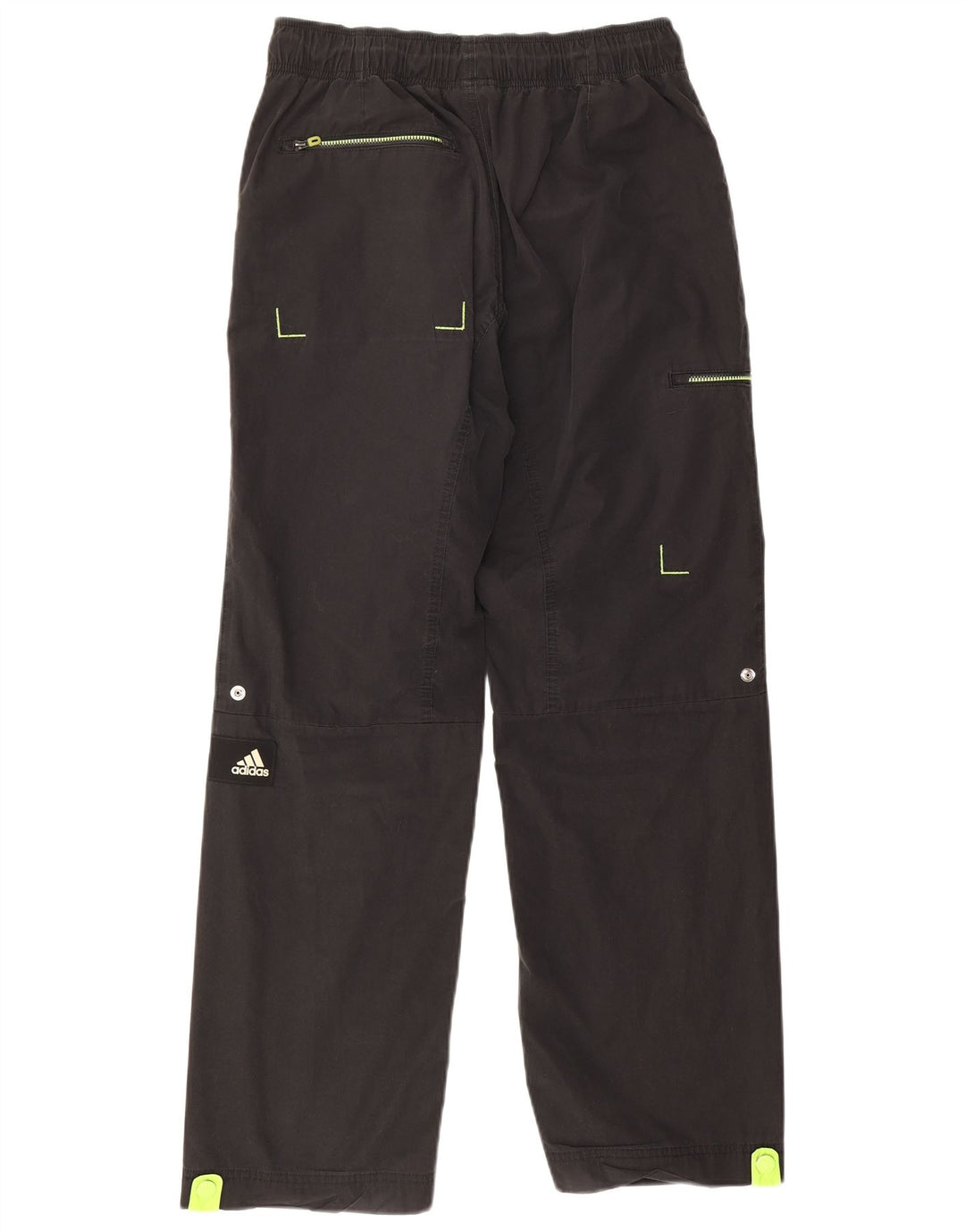 Adidas Straight Cargo Bukser Small W28 L32 Sort Polyester
