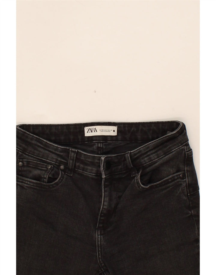 ZARA Womens Skinny Jeans US 4 Small W27 L28 Black Cotton Vintage Zara and Second-Hand Zara from Messina Hembry 