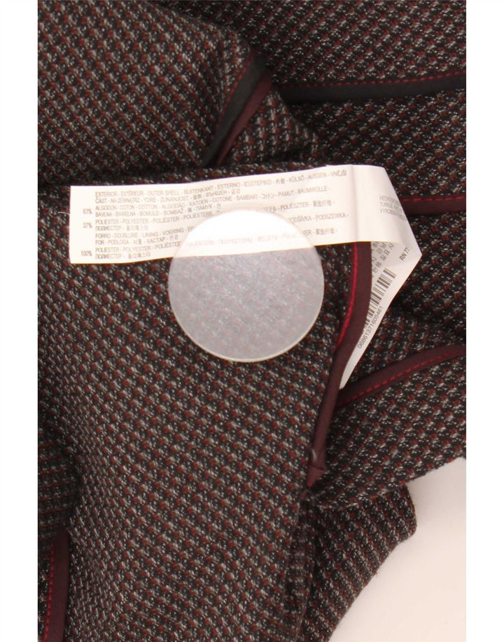 Zara Chaqueta tipo blazer de 2 botones para hombre EU 46 Small Marrón Algodón