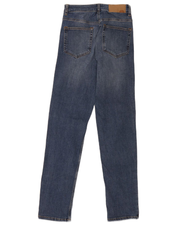French Connection Womens Slim Jeans UK 6 XS W26 L29 Blue Cotton