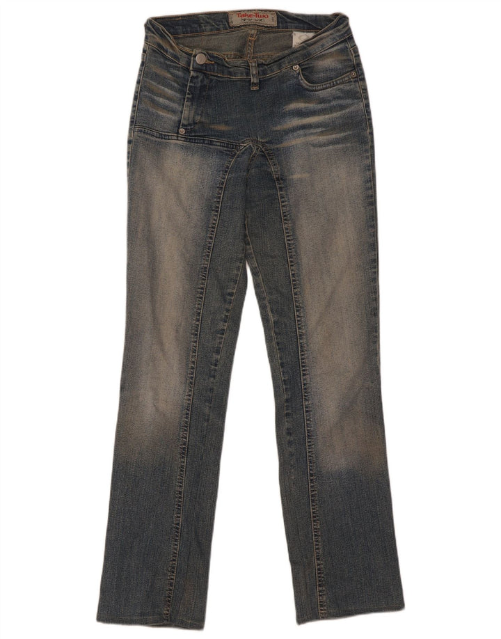 Take Two Womens Straight Jeans Size 27 W27 L30 Blue Cotton