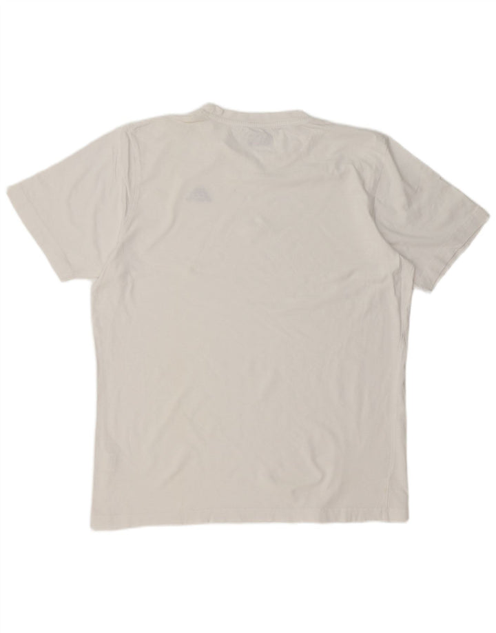 Kappa Mens T-Shirt Top XL White Cotton