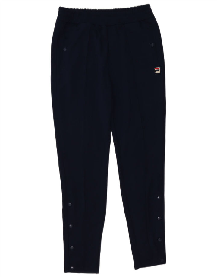 Fila Mens Tracksuit Trousers Medium  Navy Blue Polyester
