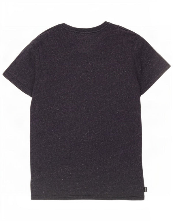 Superdry T-Shirt Regular Graphic Homme Bleu Marine Moyen Moucheté Coton