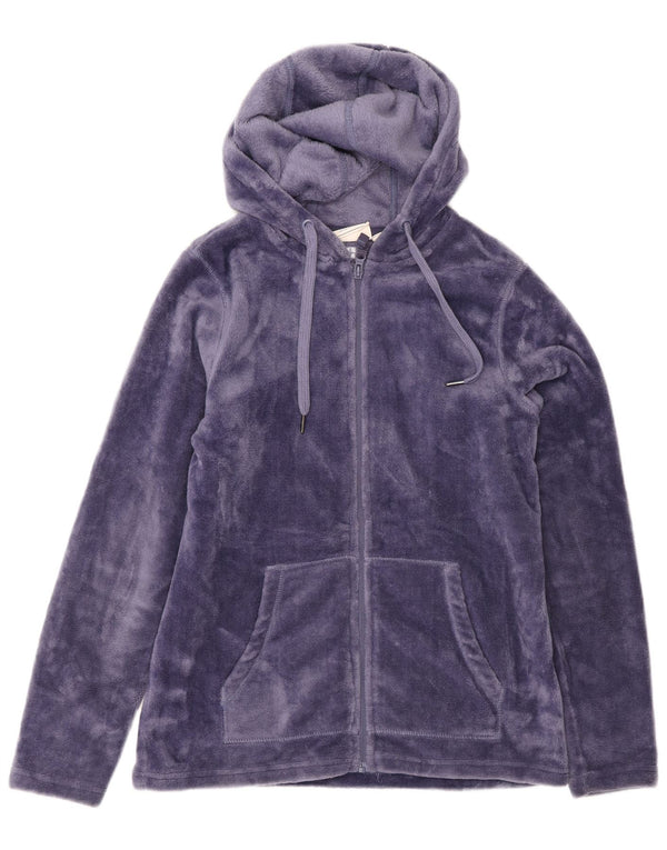 Giacca in pile con cappuccio da donna Mountain Warehouse UK 8 Small Viola Poliestere