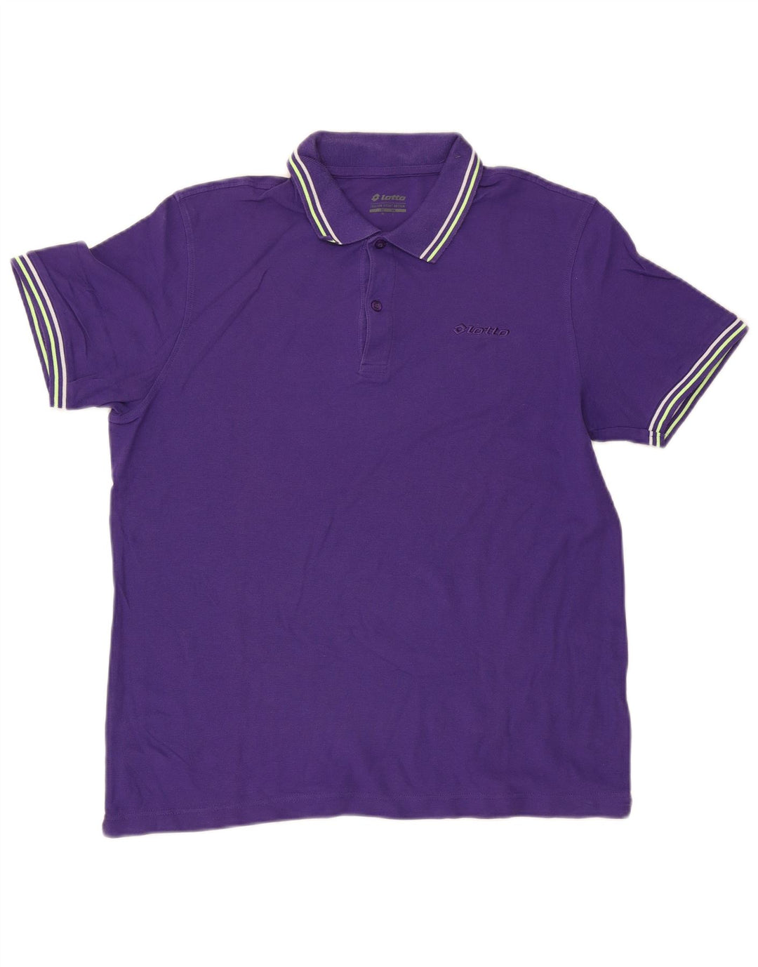 Lotto Mens Polo Shirt Large Purple