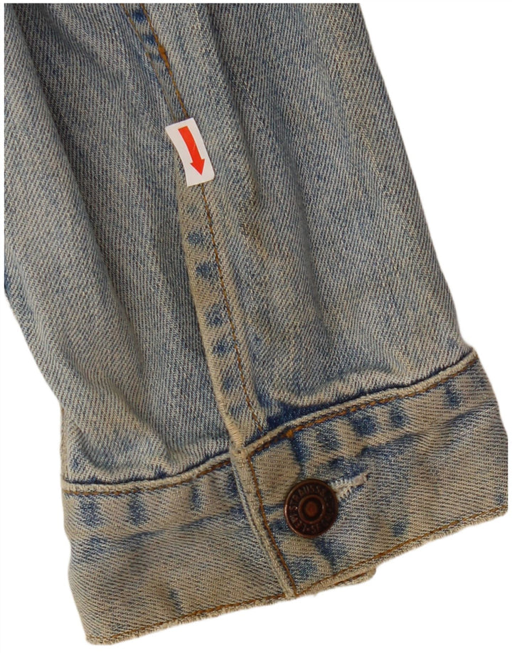 Levi's Mens Denim Jacket UK 40 Large Blue Cotton