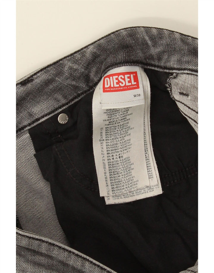 Diesel Herre Slim Jeans W30 L31 Grå Bomuld