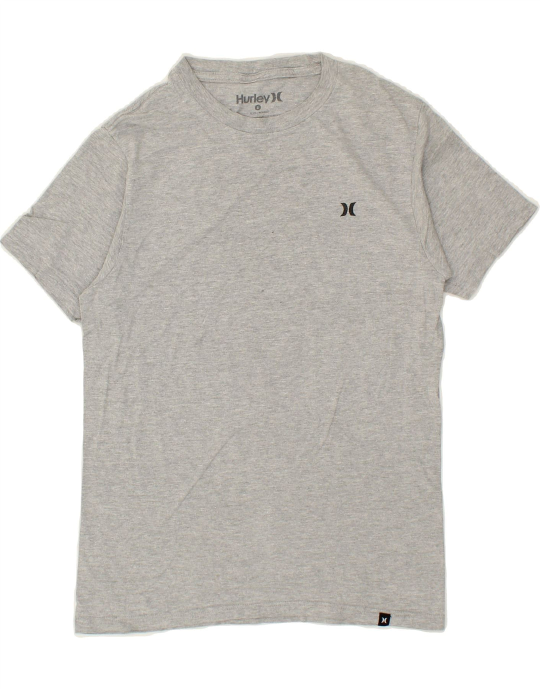 HURLEY Mens T-Shirt Top Small Grey Cotton Vintage Hurley and Second-Hand Hurley from Messina Hembry 