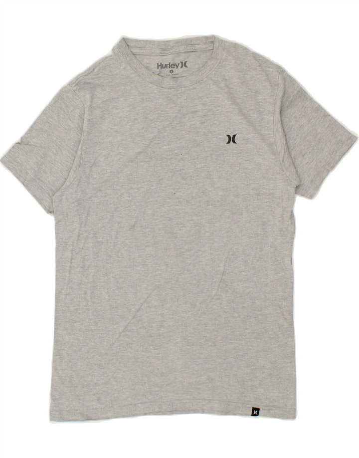 HURLEY Mens T-Shirt Top Small Grey Cotton Vintage Hurley and Second-Hand Hurley from Messina Hembry 