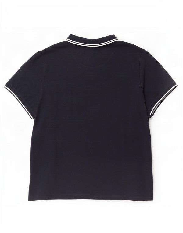 Polo para hombre Pretty Green 2XL Poliéster a rayas azul marino