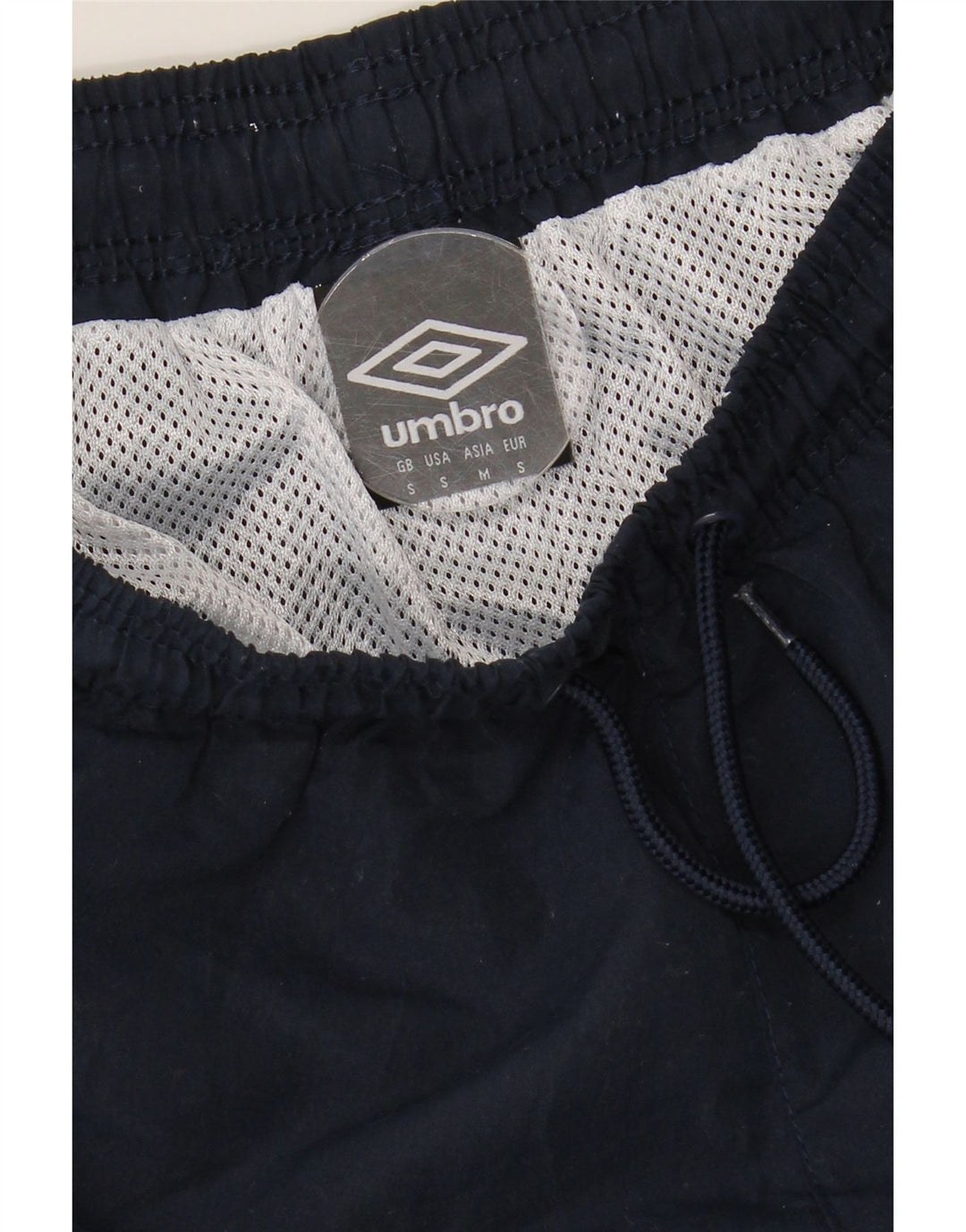 UMBRO Womens Sport Shorts UK 10 Small  Navy Blue Polyester