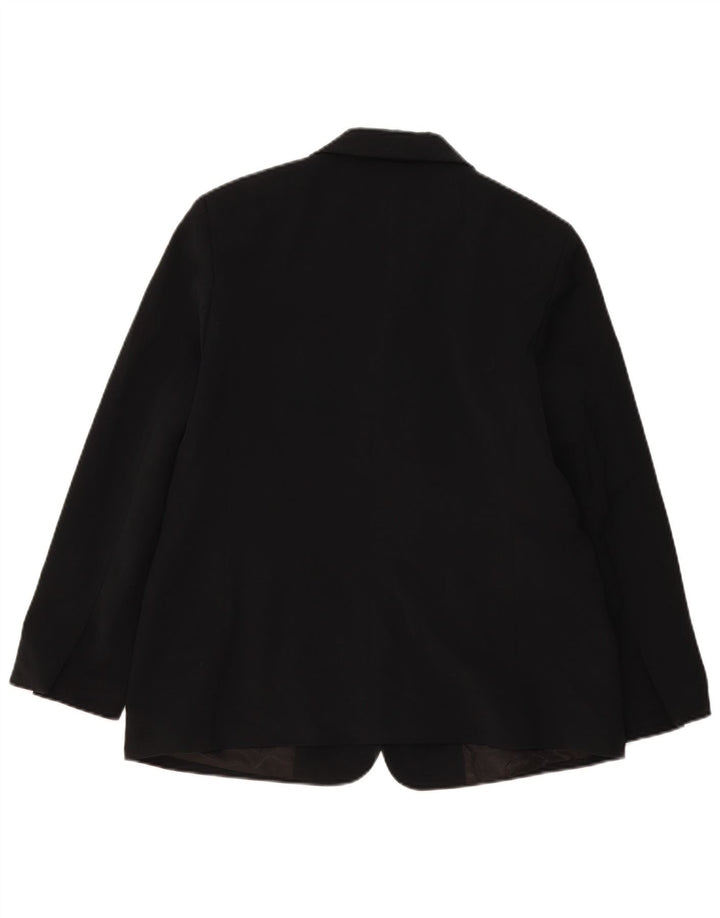 L.L.Bean Damen-Blazer mit 3 Knöpfen, US 14, XL, Schwarz, Polyester