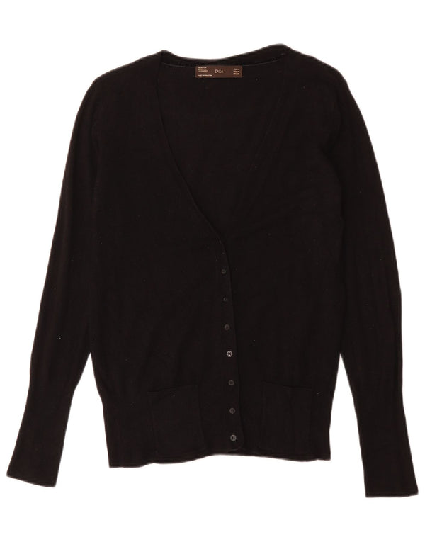 Zara Dame Cardigan Sweater UK 12 Medium Sort
