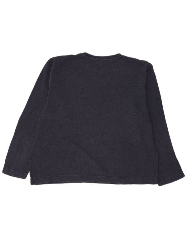 Gap Herre Classic Fit Top Langærmet 2XL Navy Blue