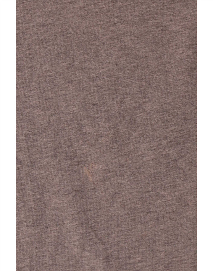 T-shirt grafica da uomo Fred Perry Top in cotone mélange grigio medio