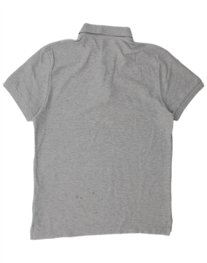 Nike Mens Polo Shirt Medium Grey Cotton