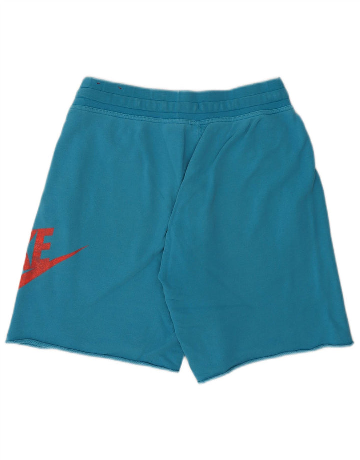 Nike Mens Graphic Sport Shorts Medium Blue Cotton