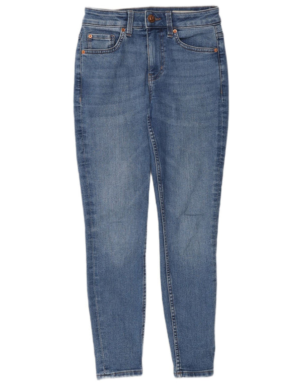 Женские джинсы скинни Marks & Spencer The Ivy UK 6 XS W25 L25 Синий хлопок