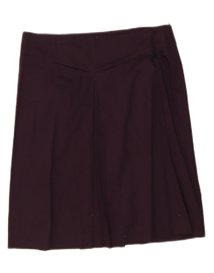 Zara Midi-nederdel Medium W32 Lilla til kvinder