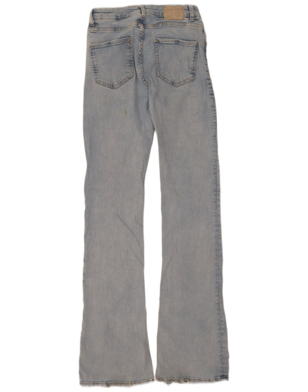 Jeans svasati da donna Zara EU 38 piccoli W28 L34 blu