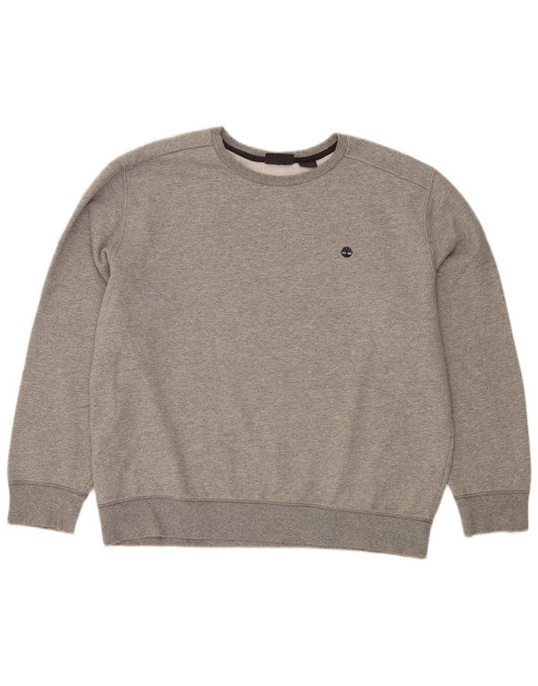 Pulover pentru bărbați Timberland, 2XL, bumbac cu pete gri