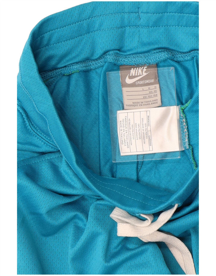 Nike Boys Sport Shorts 13-14 Years  Large Blue Polyester