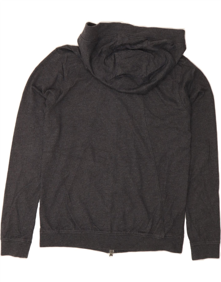 NIKE Womens Zip Hoodie Sweater UK 12 Medium Grey Polyester Vintage Nike and Second-Hand Nike from Messina Hembry 