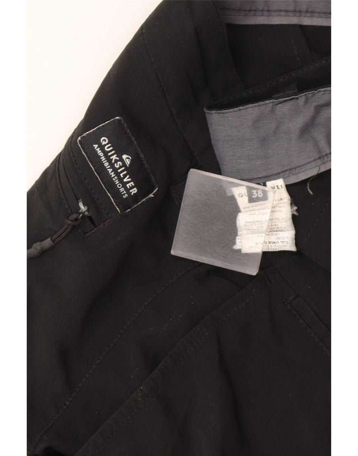 Quiksilver Mens Chino Shorts W38 XL Black Polyester