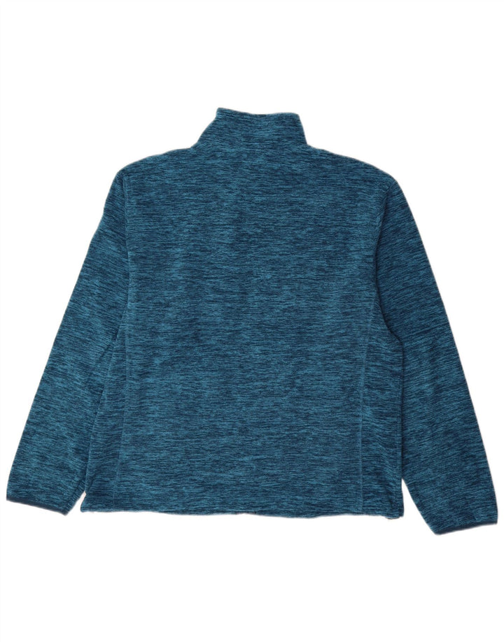 MC Kinley Mens Fleece Jacket UK 46 3XL Blue Flecked Polyester