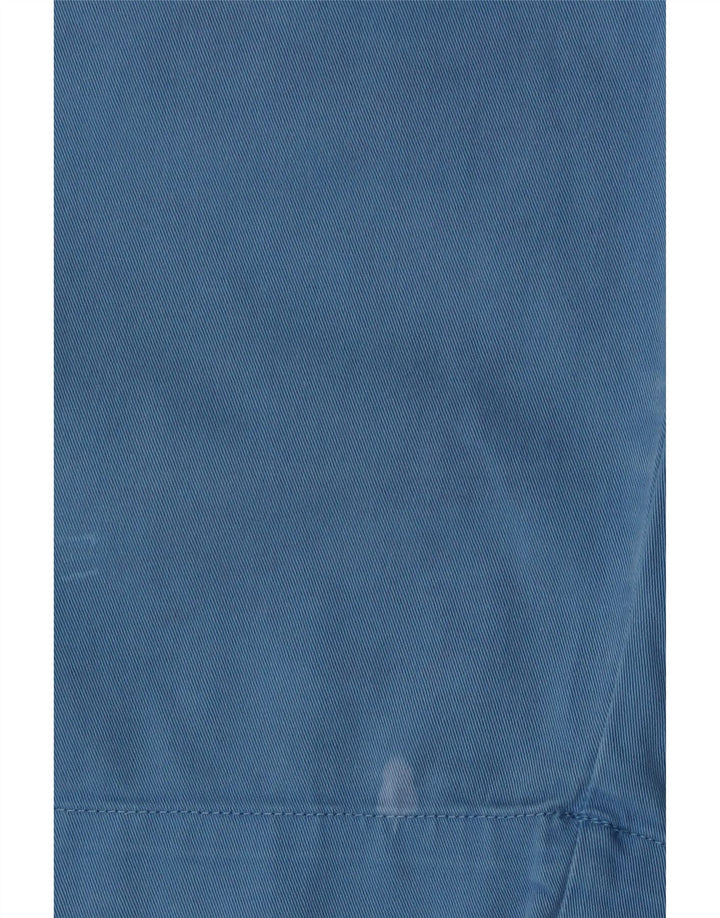 Zara Womens Chino Shorts Large W30 Blue Cotton