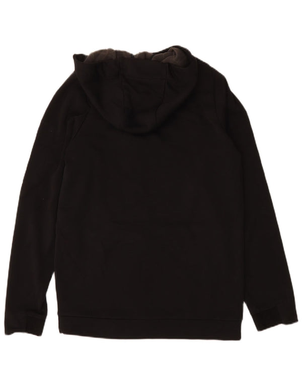 Nike Mens Zip Hoodie Sweater Small Black Polyester