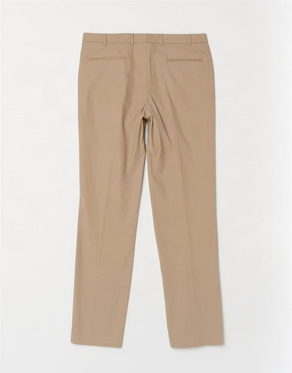 Marks & Spencer Herre Pegged Chino Bukser W36 L33 Beige Bomuld