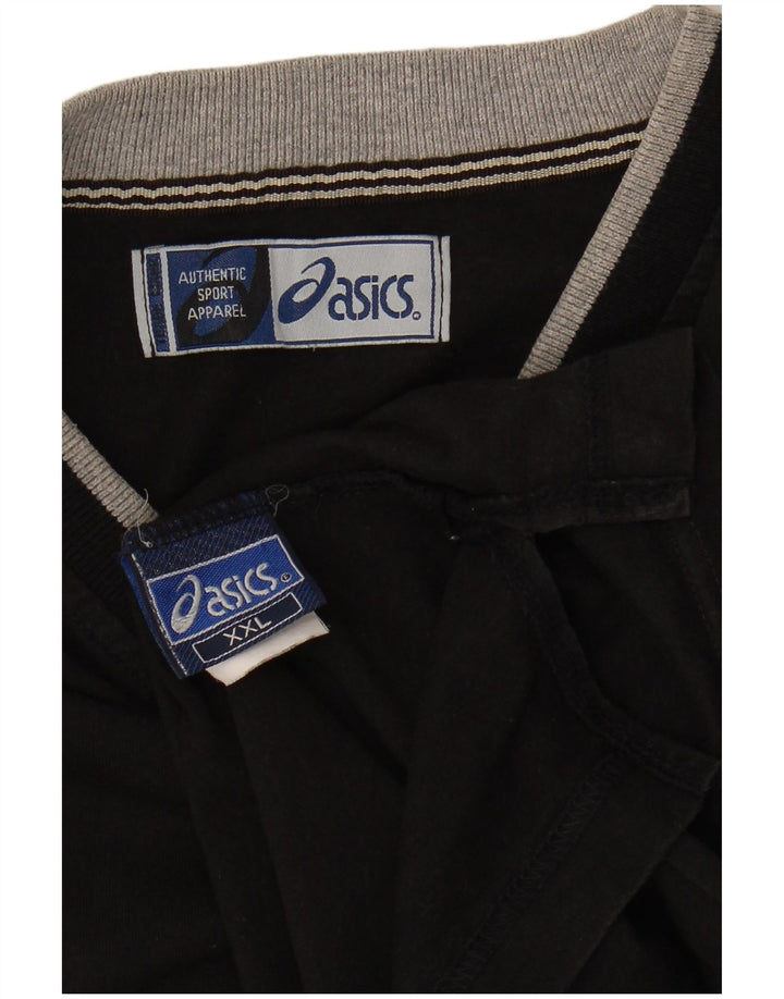 OASIS Mens T-Shirt Top 2XL Black Cotton