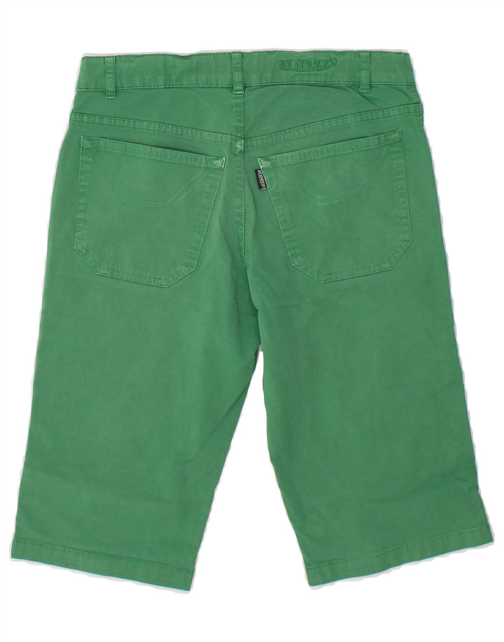 JECKERSON Womens Bermuda Shorts W27 Small  Green Vintage Jeckerson and Second-Hand Jeckerson from Messina Hembry 
