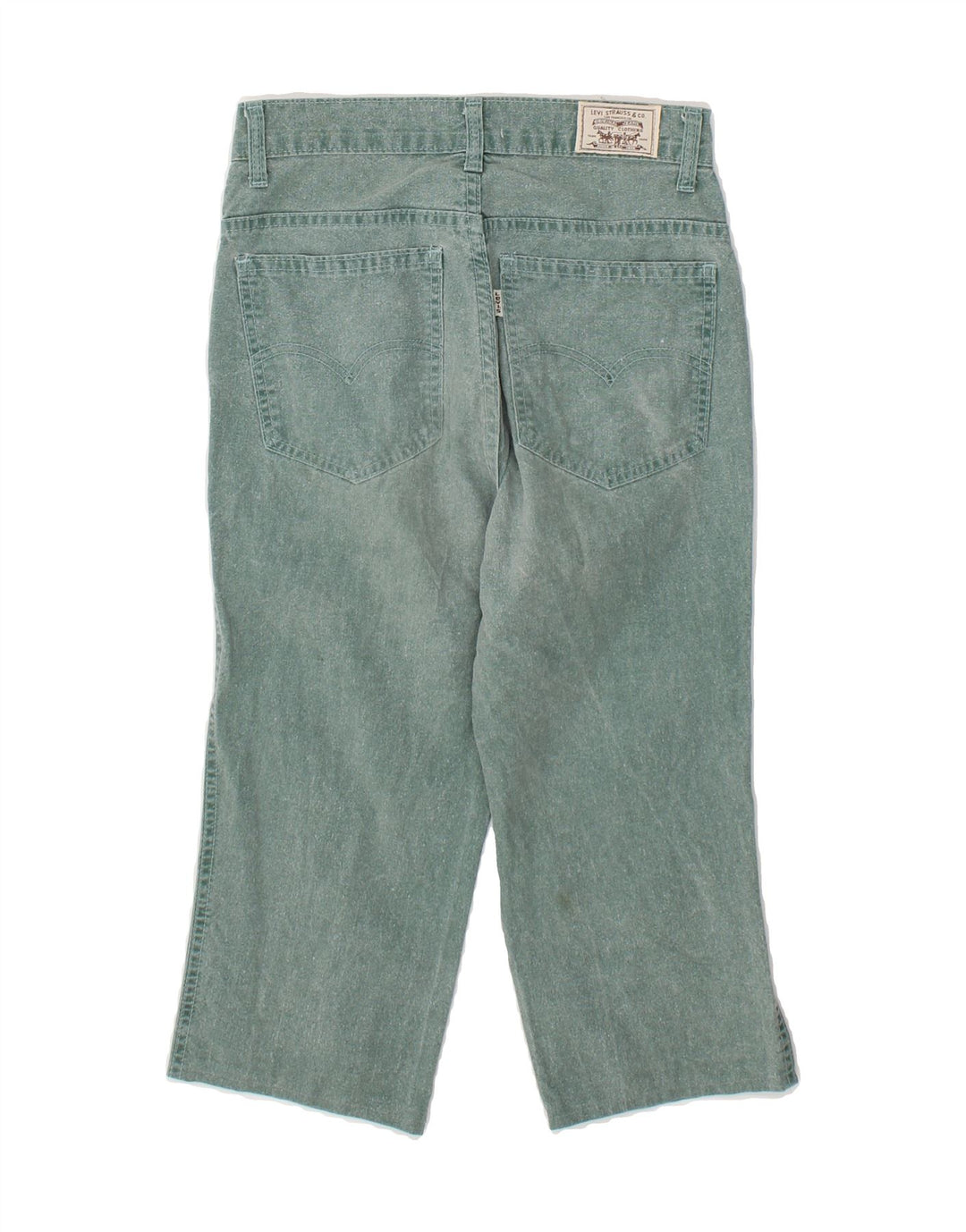 LEVI'S Mens Capri Jeans W26 L18 Blue Flecked Vintage Levi's and Second-Hand Levi's from Messina Hembry 