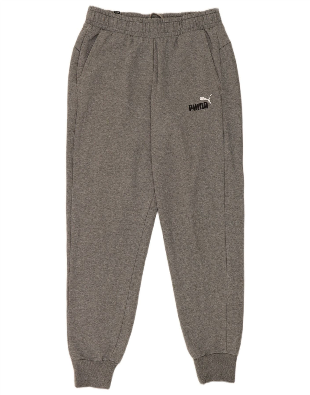 Puma Mens Tracksuit Trousers Joggers Medium Grey Cotton