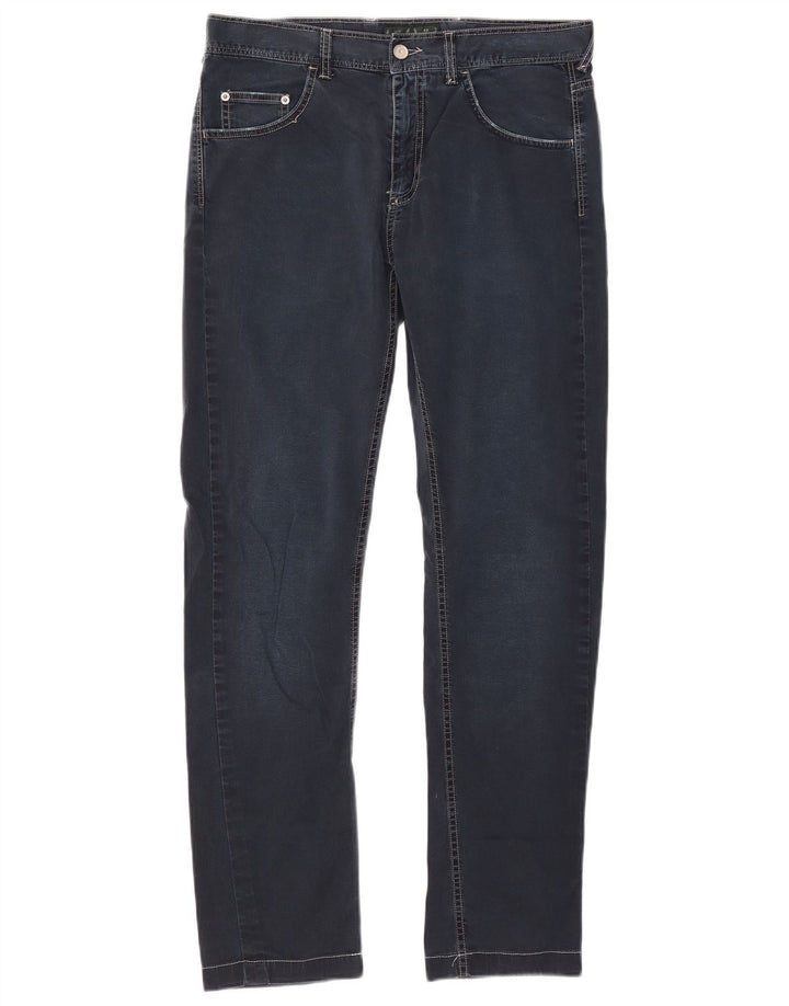 Fred Perry Mens Slim Jeans IT 48 Medium W33 L30 Navy Blue Cotton
