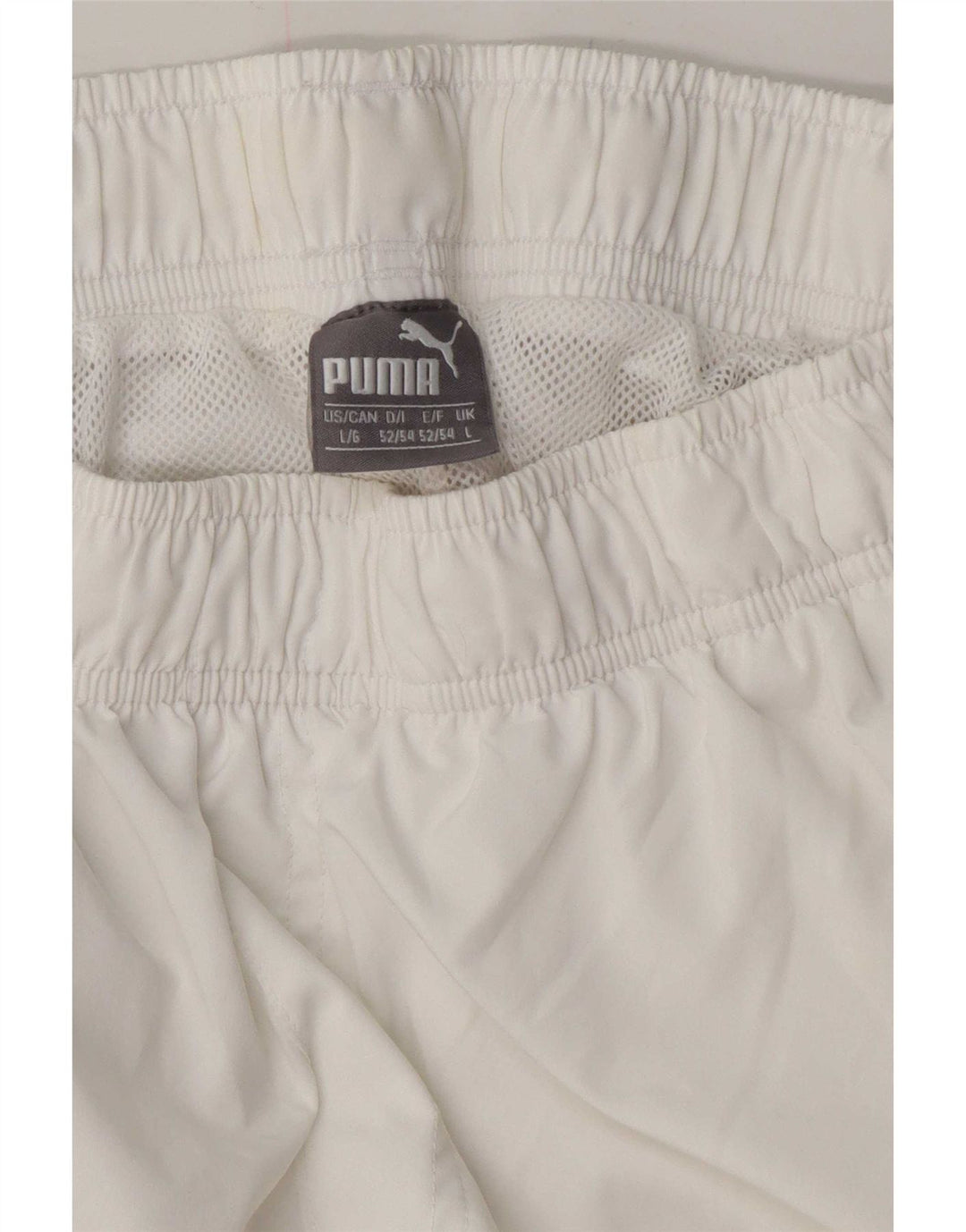 Puma Short de Sport Homme Blanc Large