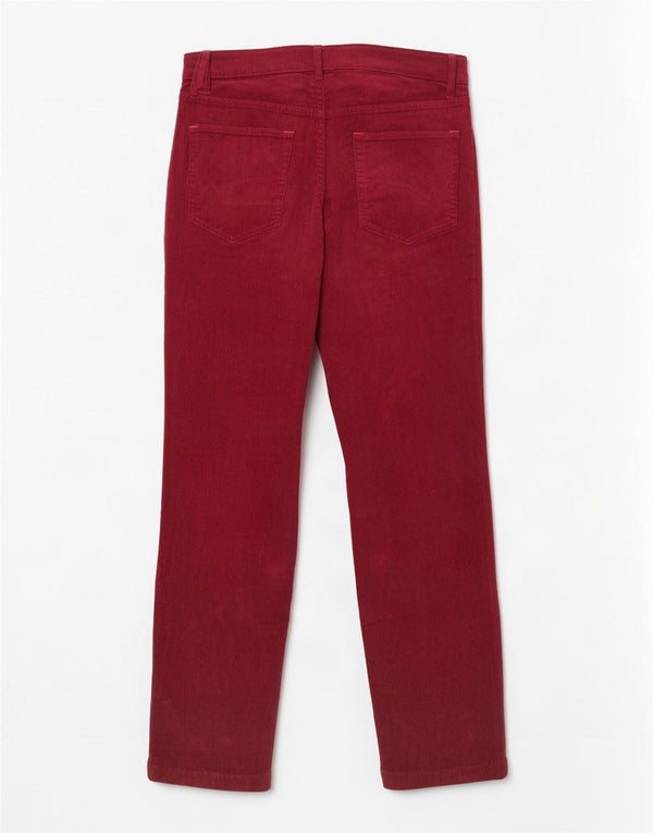 White Stuff Damen Gerade Cordhose UK 12 Medium W30 L30 Rot